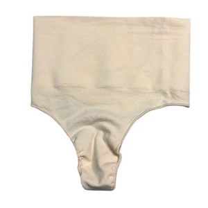 SKIMS S/M Seamless Sculpt Mid Waist Tanga Core Control Shapewear Sand Cream Neu ohne Etikett - Bild 1 von 8