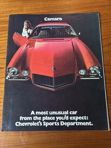 ORIGINAL VINTAGE BROCHURE 1970 CHEVROLET CAMARO Sport Coupe ALL MODELS RS SS Z28 - Picture 1 of 6