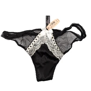 Vintage Y2K Deadstock NWT Victoria's Secret Underwear Large Sexy Mesh Maid - Picture 1 of 6