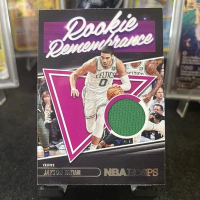 Jayson Tatum 2021-22 NBA Hoops Rookie Remembrance Jersey #RR-JAY Boston Celtics - Image 1 of 2