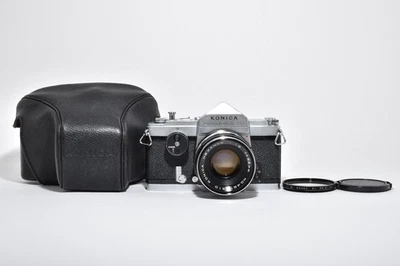 《Near MINT in CASE》Konica Autorex Full & Half Frame Film Camera 52mm F/1.8 JAPAN - Image 1 of 4