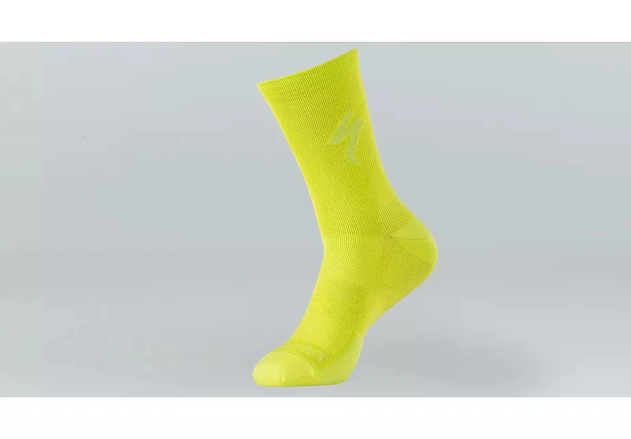 Specialized Soft Air Tall Cycling Socks Size Medium HYPER Green P13