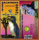 Wyspy Galapagos 2500, 2009 Pamiątkowy POLIMER UNC