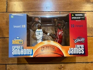 CARMELO ANTHONY LEBRON JAMES ROOKIE TWO PACK MCFARLANE FIGURES BRAND NEW! - Picture 1 of 5