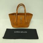 Karen Millen Shoulder Bag Brown Leather RMF07-RH
