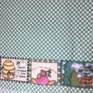 Country Gingham Check with Border - Moda - Cotton Fabric - Picture 1 of 2