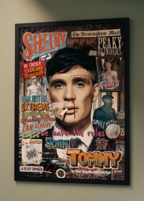 Artmazing Peaky Blinders Picture Poster No Frame, Shelby Limited Poster - Image 1 of 4