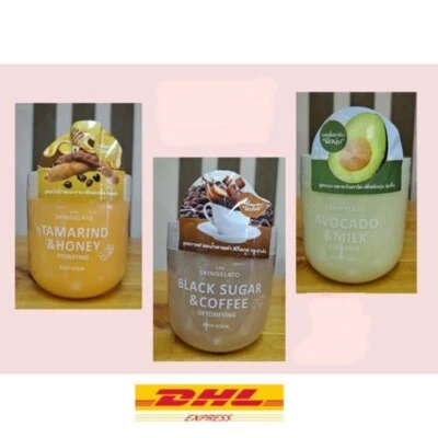 THE SKINGELATO Salt Body Scrub beautiful skin Reveal smooth soft radiant 700g - Image 1 of 4