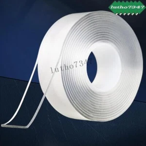 Doppelseitiges Klebeband Extra Stark Transparent Universal Montageband 1/2/3/5M - Picture 1 of 9