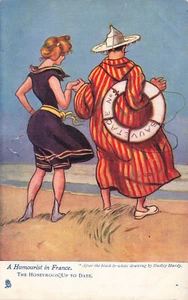 DE COLECCIÓN TUCK OILETTE HUMORISTA EN FRANCIA CÓMIC POSTAL LA LUNA DE MIEL 061422 R - Imagen 1 de 2