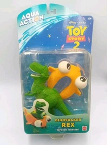 Disney Pixar Toy Story 2 Dinosoaker Rex Aqua Figur 2000 Mattel NEU SEALED MOC - Bild 1 von 4