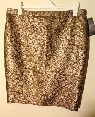 Pure Collection Pencil Skirt Bronze 18 - Image 1 of 3