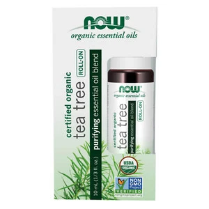 Mezcla de aceites esenciales de árbol de té NOW FOODS orgánico enrollable 10 ml - Imagen 1 de 10