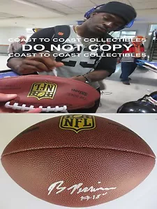 BRESHAD PERRIMAN BALTIMORE RAVENS,FIRMATO,AUTOGRAFATO,NFL DUKE FOOTBALL,COA,PROOF - Foto 1 di 2