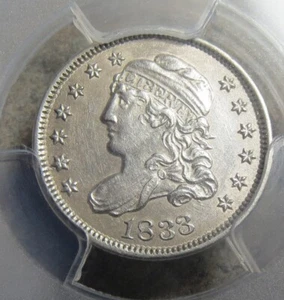 1833 Bust Half Dime - PCGS AU Details - - Picture 1 of 4