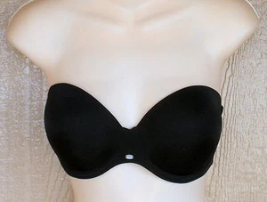 Sujetador push uw sin tirantes Calvin Klein 34D negro #F3493 glamour desnudo - Imagen 1 de 9