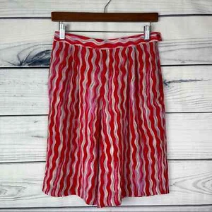 Carlisle 100% Silk Vintage Red Pink Bermuda Shorts Size 8 - Picture 1 of 7