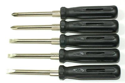 5 x FELO ® Umsteck Schraubendreher Kreuz + Schlitz Bordwerkzeug Neuware