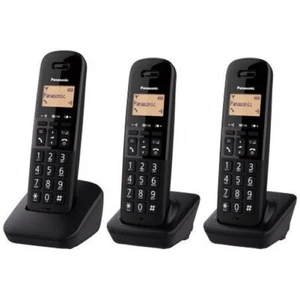 Panasonic KX-TGB613JT Trío Inalámbrico Volumen Potenciado Bloqueo De Llamadas - Zdjęcie 1 z 2