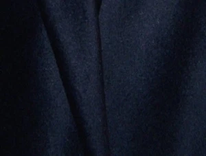 1/2 yd CLASSIC NAVY 100% CASHMERE JACKET FABRIC SOFT LUSCIOUS LUSTROUS - Picture 1 of 1