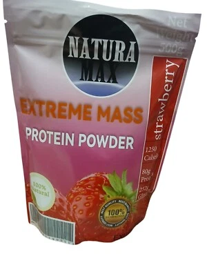 PROTEÍNA NATURA EXTREME MASS Fresa (500g) Foto 1 de 4