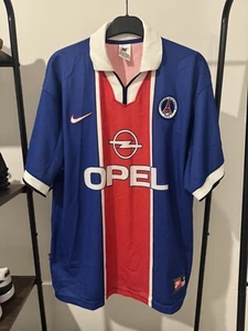 1997-98 NIKE Paris Saint-Germain Home FOOTBALL Shirt XL PSG SOCCER JERSEY KIT - Bild 1 von 12