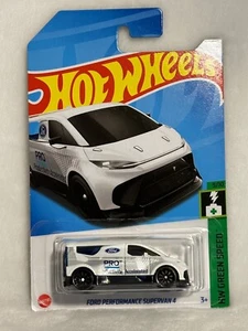 Hot Wheels Ford Performance Supervan 4 #128/250 Green Speed #9/10 White 2024 - Picture 1 of 3
