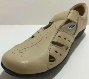 Dr. Scholl's Shoes Womens 7.5 Advance Comfort Leather Tan Eyelet Mary Jane - Picture 1 of 5