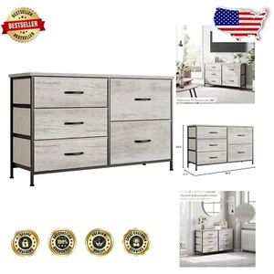 Durable 5-Drawer Chest of Drawers in Light Wood - Perfect for Bedroom & Nursery - Picture 1 of 10