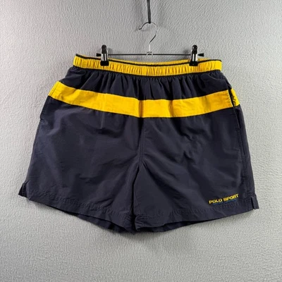 Polo Sport Ralph Lauren Pantalones Cortos Bañador Para Hombre Grande Azul De Colección Y2K Natación Foto 1 de 4