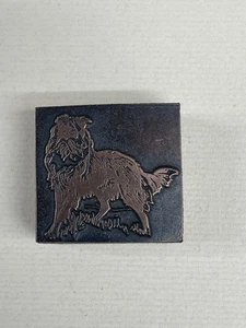 Dogs, Print Blocks, Border Collie, SMALL SIZE!! 1/2" x 1 " - Picture 1 of 5
