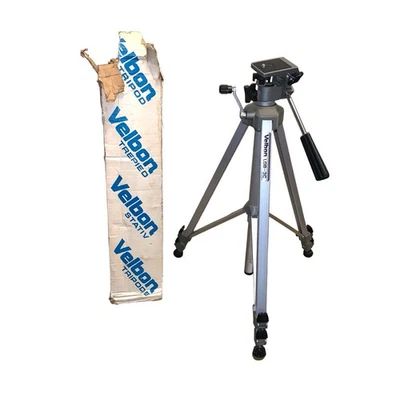Vintage VELBON LGB-3C Photographer Aluminum Extendable Tripod with Crank - Image 1 of 4