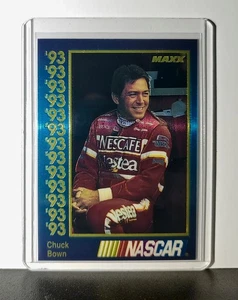 Tarjeta NASCAR HVP Motorsports Chuck Bown 1993 Maxx Premier Plus Racing #63 - Imagen 1 de 2