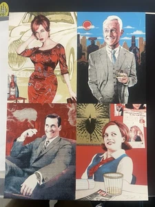 Mad Men AMC Kunstdruck ungeschnittenes Blatt signiert und nummeriert von Jon Smith Don Draper - Bild 1 von 6