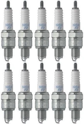 Set of 10 NGK Standard Spark Plugs for Kawasaki KLX140L 2011-2009 Engine 140cc Foto 1 de 4