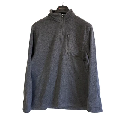 Sudadera Chaqueta Hombre Vida Exterior Grande Cremallera Completa Gris Peltre Gorpcore Exterior Foto 1 de 4