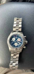Breitling Chrono Avenger M1 Titanium Blue Dial Mens 44mm E73360 - Picture 1 of 3