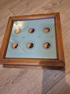 Antiguo sistema de caja de tablero de campana de sirviente de mayordomo de madera eduardiana - Imagen 1 de 19