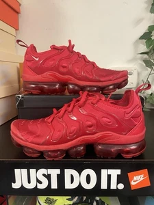 Nike Air VaporMax Plus Triple Rojo Talla 8.5 Hombre Tenis 2020 CW6973-600 - Imagen 1 de 8