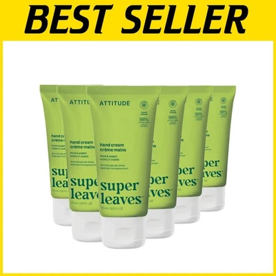 Crema de manos de rápida absorción, pera y ámbar, 2,5 oz x 6 Foto 1 de 4