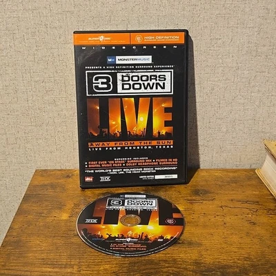 3 Doors Down Away from the Sun Live from Houston, Texas (DVD, 2005) Concert  - Image 1 of 3