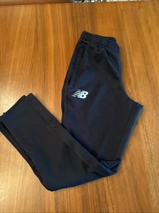 Boys New Balance Track Pant Jogger Size Small Black - Picture 1 of 5