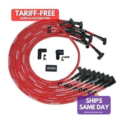 Moroso 52543, Kit Ultra Plug Wire Set Bbc Under V/C Red Performance Racing Parts - Image 1 of 4