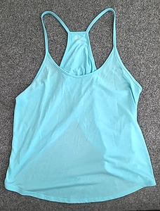 Camiseta sin mangas Gap Fit Fly Away para mujer talla pequeña azul ropa deportiva seca fresca - Imagen 1 de 2