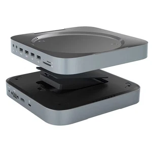 Multiport Dock for Mac Mini Including 4K SSD Enclosure and Compact Design - Photo 1/15