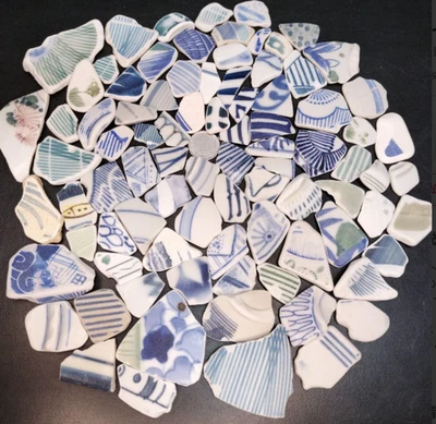 Vidrio de mar Surf Tumbled genuino de Japón azulejo de cerámica Foto 1 de 4