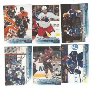 2016-17 Upper Deck Hockey Canvas Lot x 6 C24 C26 C62 C72 C125 C149 NHL Parallels - Picture 1 of 2