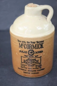 McCormick Missouri Bourbon 5" Brown Jug, USA EMPTY - Picture 1 of 3