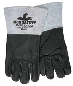 MEMPHIS 49600L PREMIUM LEATHER MIG/TIG WELDING GLOVES - 4.5" SPLIT COW CUFF NEW - Picture 1 of 1