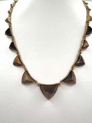 Collar Estación Pirámide House of Harlow 1960 Ojo de Tigre Foto 1 de 4